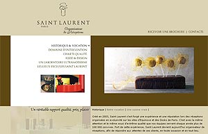 Site web de Saint Laurent